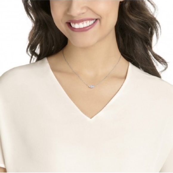 SWAROVSKI Attract Trilogy Rhodium Plated Necklace - Picture 3 of 15